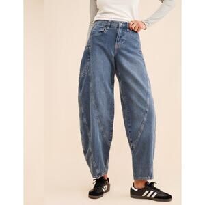 Free People We The Free Sugar & Spice Barrel Jeans | Size 28